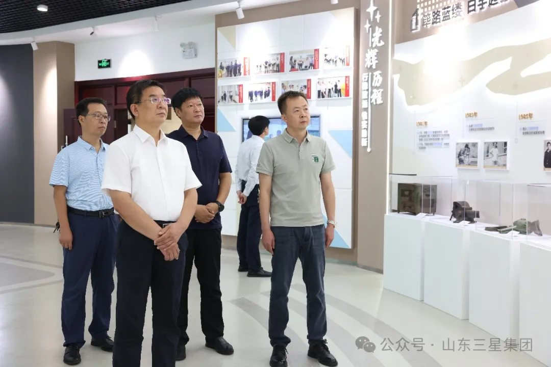 鄒平市農(nóng)業(yè)農(nóng)村局黨組書記、局長王奎一行來山東三星集團(tuán)調(diào)研