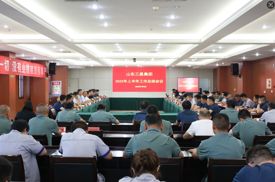 錨定目標(biāo) 接續(xù)奮斗｜山東三星集團(tuán)召開2025年上半年工作總結(jié)會(huì)議